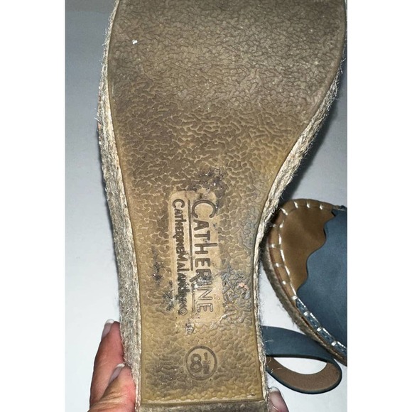 Catherine Malandrino Light Blue Espadrille Sandals‎ size 8.5 - Picture 6 of 6